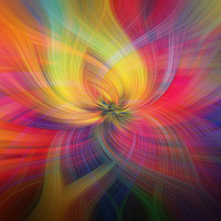 Buy canvas prints of Rainbow Flower of Passion by Jenny Rainbow