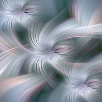 Buy canvas prints of Silver pink multicolored abstract. Concept Silver sounds by Jenny Rainbow