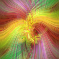 Buy canvas prints of Rainbow colored abstract. Concept Alliance of sun and earth by Jenny Rainbow