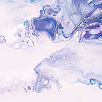 Buy canvas prints of Underwater Worlds Fragment 3.  Abstract Fluid Acry by Jenny Rainbow
