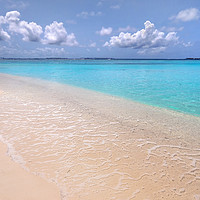 Buy canvas prints of Transparency and Serenity. Maldives by Jenny Rainbow