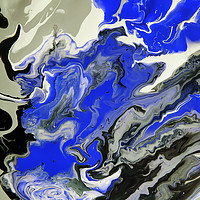 Buy canvas prints of The Rivers of Babylon. Abstract Fragment by Jenny Rainbow