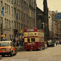 Buy canvas prints of  Princes Street Edinburgh. Scotland by Jenny Rainbow