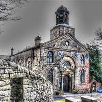 Buy canvas prints of St Johns Cliviger, England by colin potts