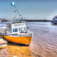 Buy canvas prints of Boats in Whitby Harbour. by colin potts
