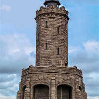 Buy canvas prints of Tower at Darwen by Mike Dickinson