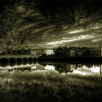 Buy canvas prints of Barnstaple Town, Devon, UK by vicky Lewis