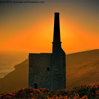 Buy canvas prints of ruins of cornish industry by chris wood