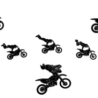 Buy canvas prints of Fmx Hangtime by chris wood