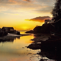 Buy canvas prints of Looe Harbour near England by chris wood