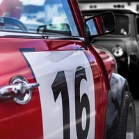 Buy canvas prints of red mini to a rag by chris wood