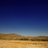 Buy canvas prints of Deep Blue Desert Sky by Steve Cowe