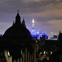 Buy canvas prints of Night time London by Christopher Kurton