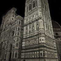 Buy canvas prints of Duomo, florence italy by Diane  Mohlman