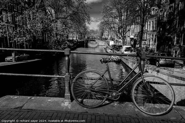 Amsterdam Bike Picture Board by richard sayer