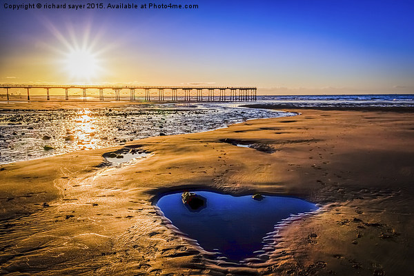  The Heart of Saltburn Picture Board by richard sayer