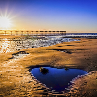 Buy canvas prints of  The Heart of Saltburn by richard sayer