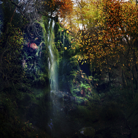 Buy canvas prints of  Fairies Fall by richard sayer