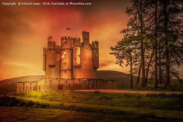 Braemar Castle Picture Board by richard sayer