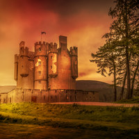 Buy canvas prints of Braemar Castle by richard sayer