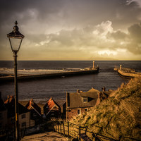 Buy canvas prints of Vintage Whitby by richard sayer