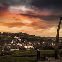 Buy canvas prints of Whitby Vista by richard sayer