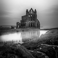 Buy canvas prints of Whitby Abbey by richard sayer