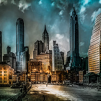 Buy canvas prints of Old New York by richard sayer