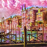 Buy canvas prints of A Song of Venice by richard sayer