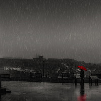 Buy canvas prints of Romance in the Rain by richard sayer