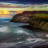 Buy canvas prints of Boulby Cliffs by richard sayer