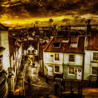 Buy canvas prints of Bygone Whitby by richard sayer