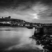 Buy canvas prints of Whitby Rocks by richard sayer