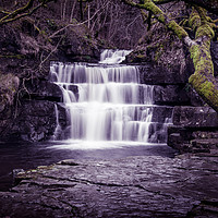 Buy canvas prints of Summerhill Force by richard sayer