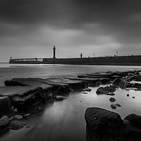Buy canvas prints of Whitby Pool by richard sayer