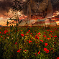 Buy canvas prints of Tending the Fallen by richard sayer