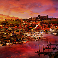 Buy canvas prints of Whitby Port by richard sayer