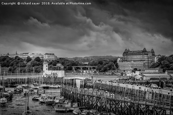 South Bay Scarborough Picture Board by richard sayer