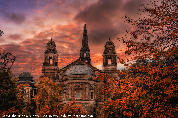 Majestic Saint Cuthberts in Autumn Picture Board by richard sayer