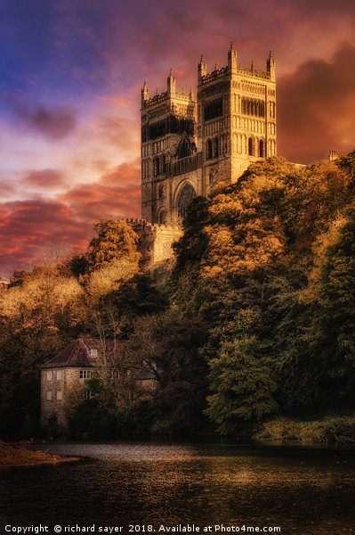 Durham Cathedral Picture Board by richard sayer