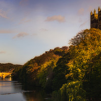 Buy canvas prints of Autumn on the Wear by richard sayer
