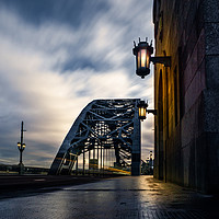 Buy canvas prints of Majestic Tyne Bridge at Twilight by richard sayer