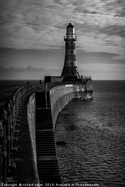 Roker Stairs Picture Board by richard sayer