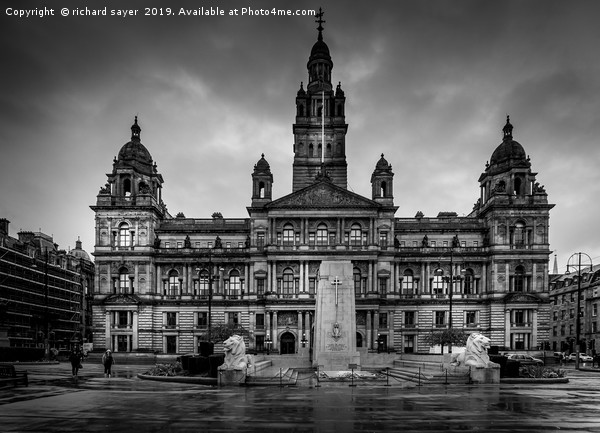 Chambers of Glasgow Picture Board by richard sayer