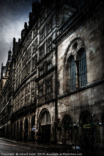 Majestic Architecture of Glasgow Picture Board by richard sayer