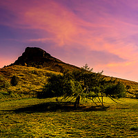Buy canvas prints of Enchanted Tree of Roseberry Topping by richard sayer