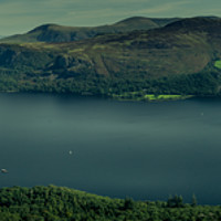 Buy canvas prints of Majestic Beauty of Derwent Water by richard sayer