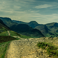 Buy canvas prints of Conquering Catbells A Majestic Hike by richard sayer