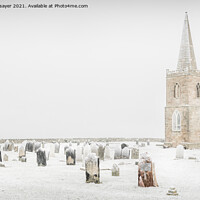 Buy canvas prints of Snow Church by richard sayer