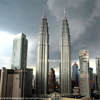 Buy canvas prints of Twin Towers KL by Mark McDermott